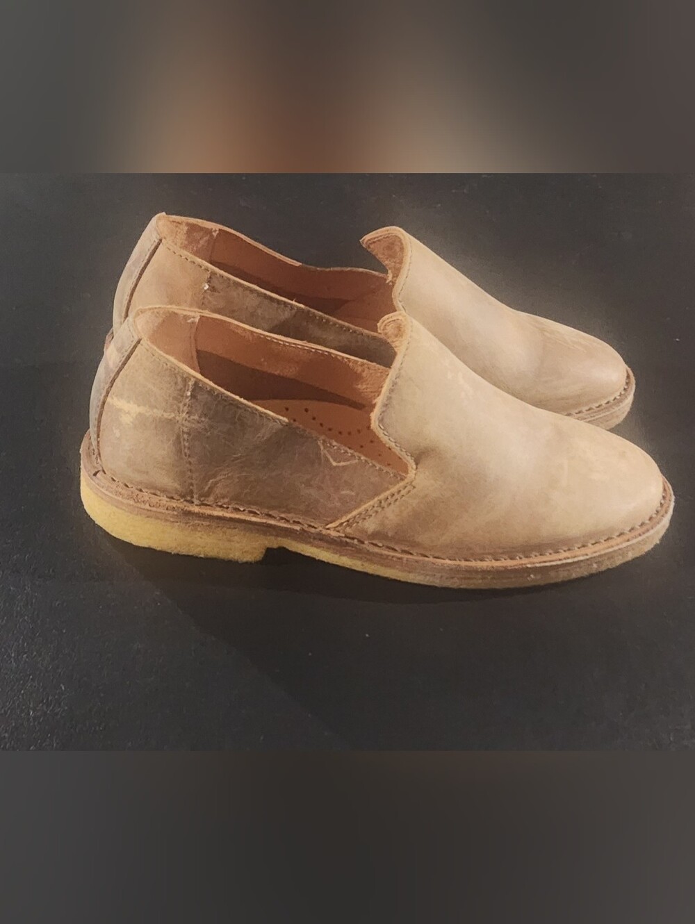 Astorflex Men's Slip-On Leather Loafers in Tan Size 7 - Picture 4 of 9